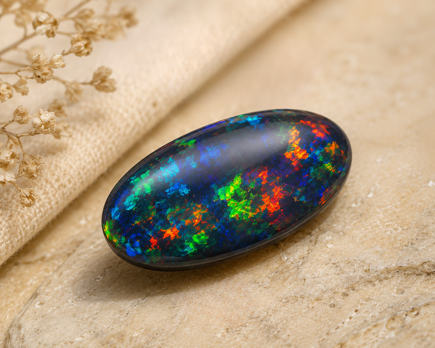 Black Seam Opals